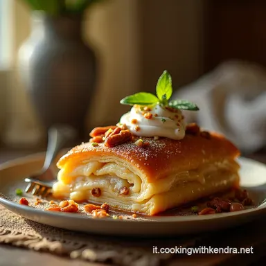 Strudel Cremoso con Banane Mature e Caramello Salato Ricetta Facile Scheda ricetta