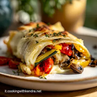 Strudel Di Verdure E Mozzarella Croccante Scheda ricetta