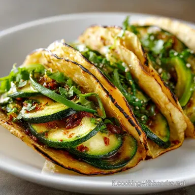 Ricetta Tacos di Zucchine Light per 4