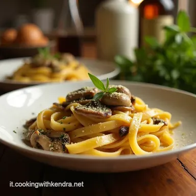 Tagliatelle ai Funghi Ricetta Cremose e Facili Come dalla Nonna Scheda ricetta