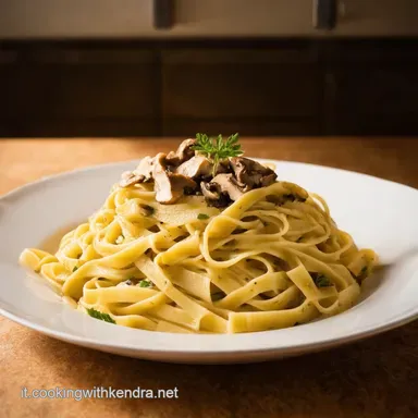 Tagliatelle ai Funghi Porcini Freschi Un Assaggio dAutunno Scheda ricetta
