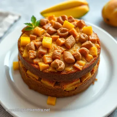 Dump Cake de Mango La Torta Butta e Cuoci Estiva Scheda ricetta