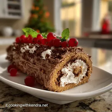 Questo TRONCO DI NATALE: Pasta Biscotto Perfetta Scheda ricetta