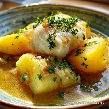 Baccal&agrave; in Umido con Patate per 4 Persone Scheda ricetta