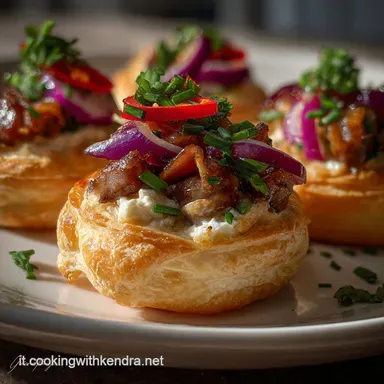 Voulevant Ripieni Salati: Antipasti Sfoglia Freddi