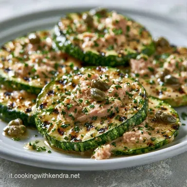 Zucchine Grigliate Con Filetto Tonno per 4 Scheda ricetta