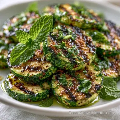 Zucchine Grigliate Siciliane per 4 Scheda ricetta