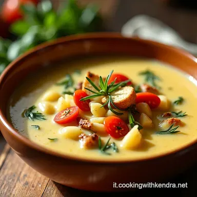 Zuppa di Ceci Il Comfort Rustico del Mediterraneo Scheda ricetta