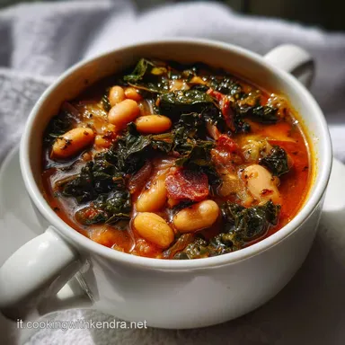 Zuppe invernali: Cavolo Nero e Fagioli, Ricetta Rustica Scheda ricetta