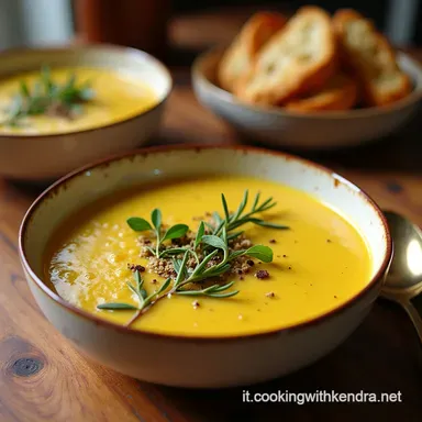 Ricette con Ceci La Vellutata al Rosmarino e Limone della Nonna Cremosa Scheda ricetta
