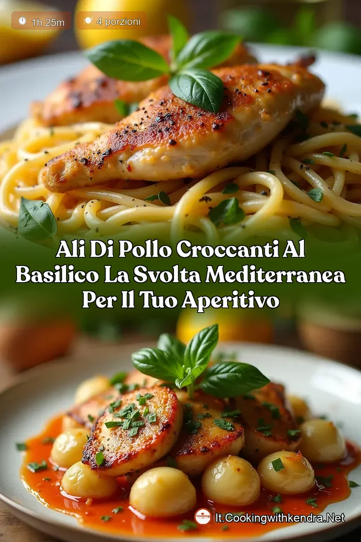 Ali di Pollo Croccanti al Basilico La Svolta Mediterranea per il Tuo Aperitivo