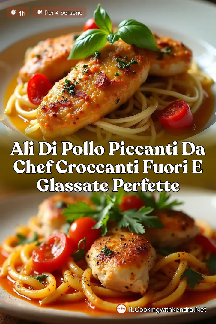 Ali di Pollo Piccanti da Chef Croccanti Fuori e Glassate Perfette