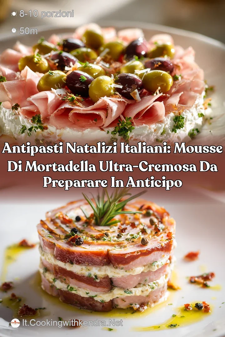 Antipasti Natalizi Italiani: Mousse di Mortadella ultra-cremosa da preparare in anticipo