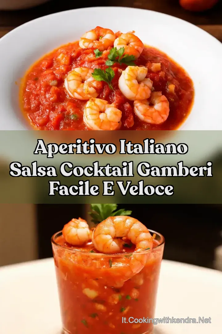 Aperitivo Italiano Salsa Cocktail Gamberi Facile e Veloce