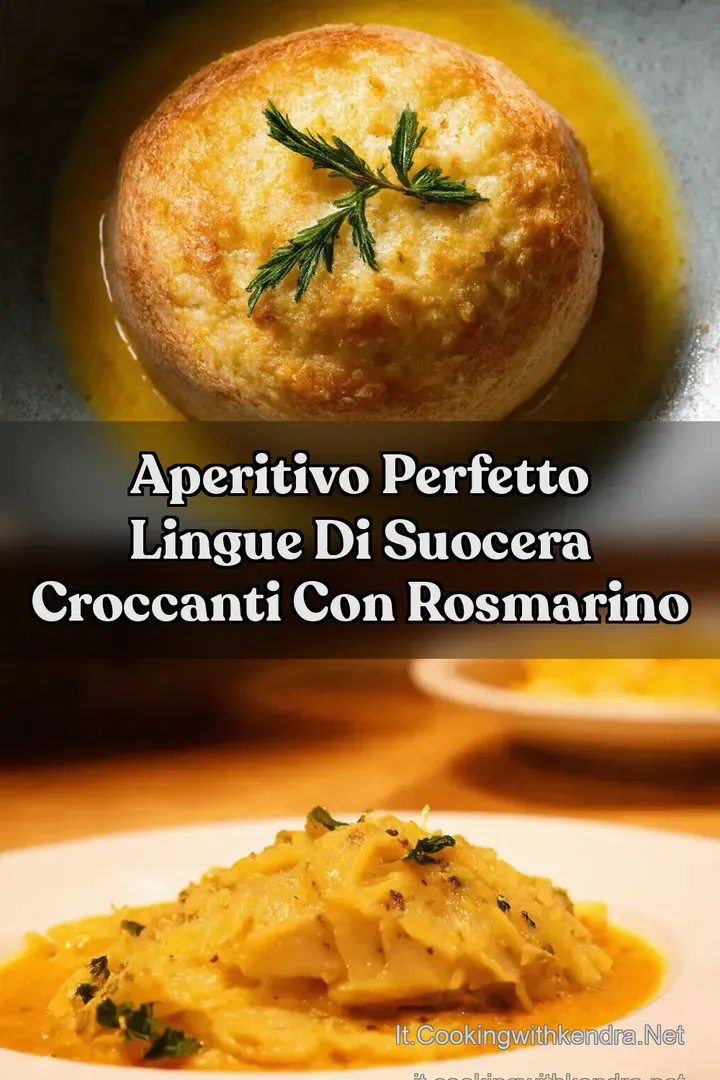 Aperitivo Perfetto Lingue di Suocera Croccanti con Rosmarino