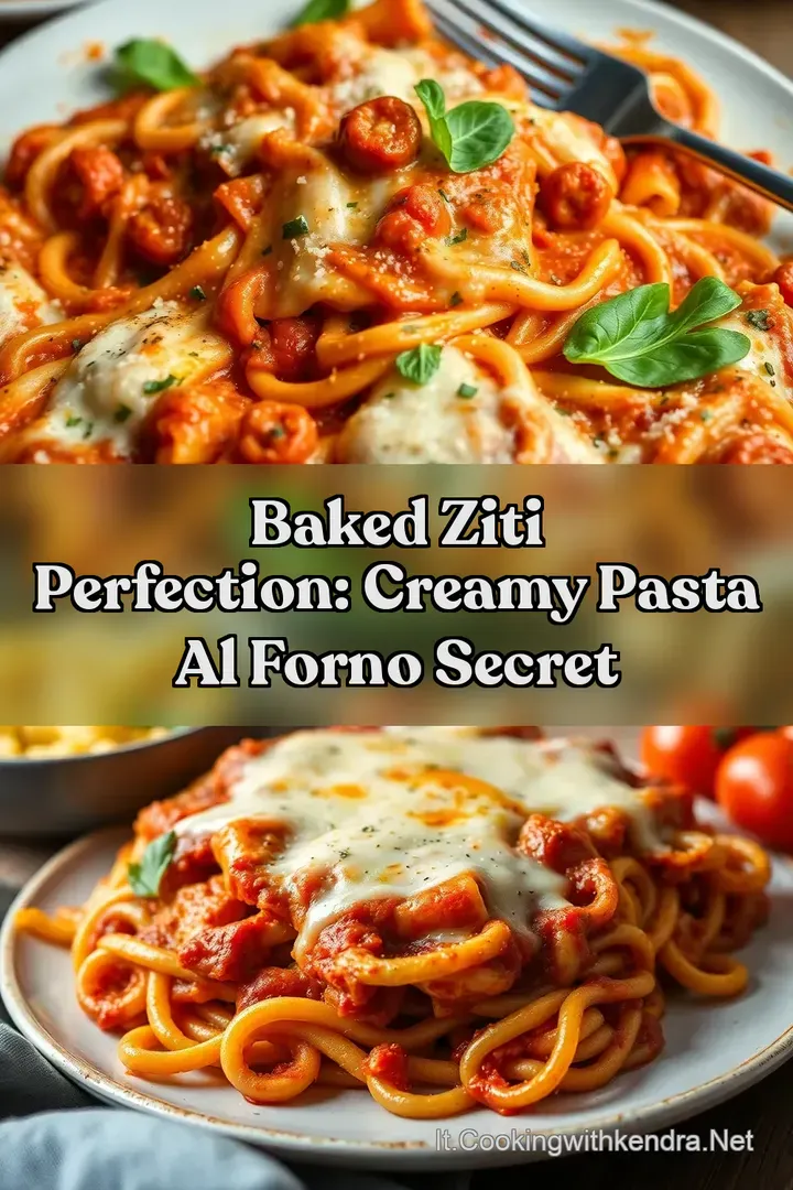 Baked Ziti Perfection: Creamy Pasta Al Forno Secret