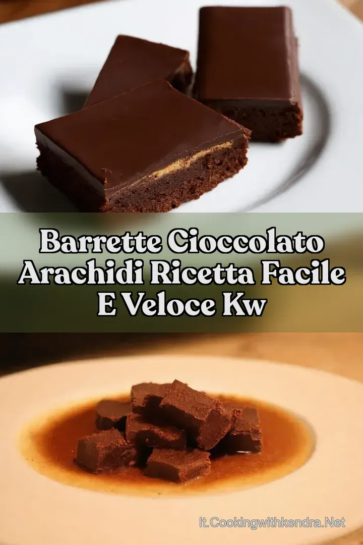 Barrette Cioccolato Arachidi Ricetta Facile e Veloce kw