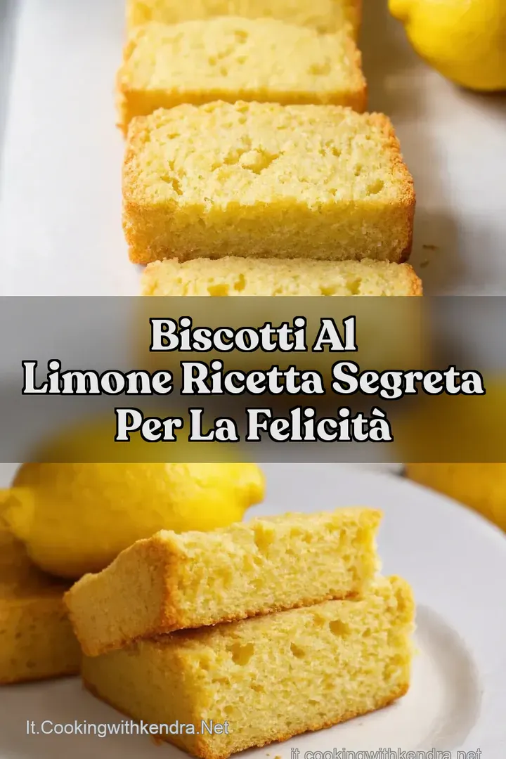 Biscotti al Limone Ricetta Segreta per la Felicit&agrave;