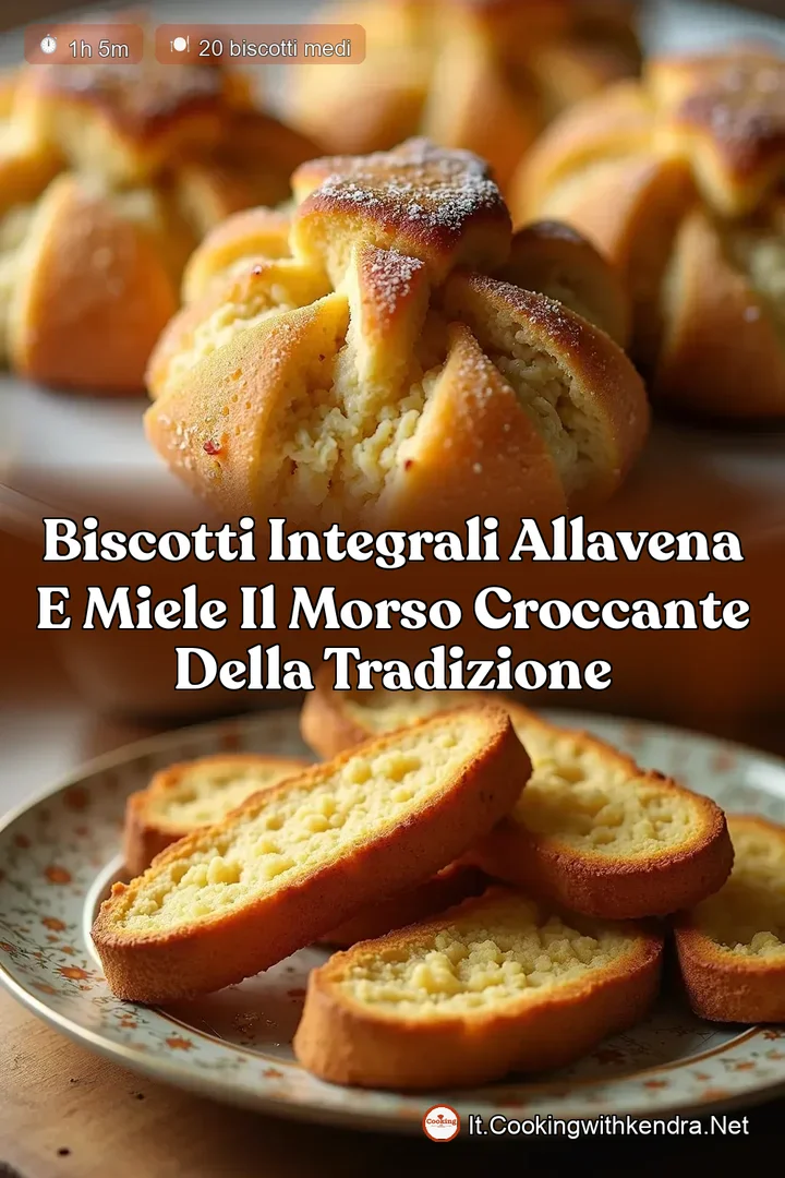 Biscotti Integrali allAvena e Miele Il Morso Croccante della Tradizione