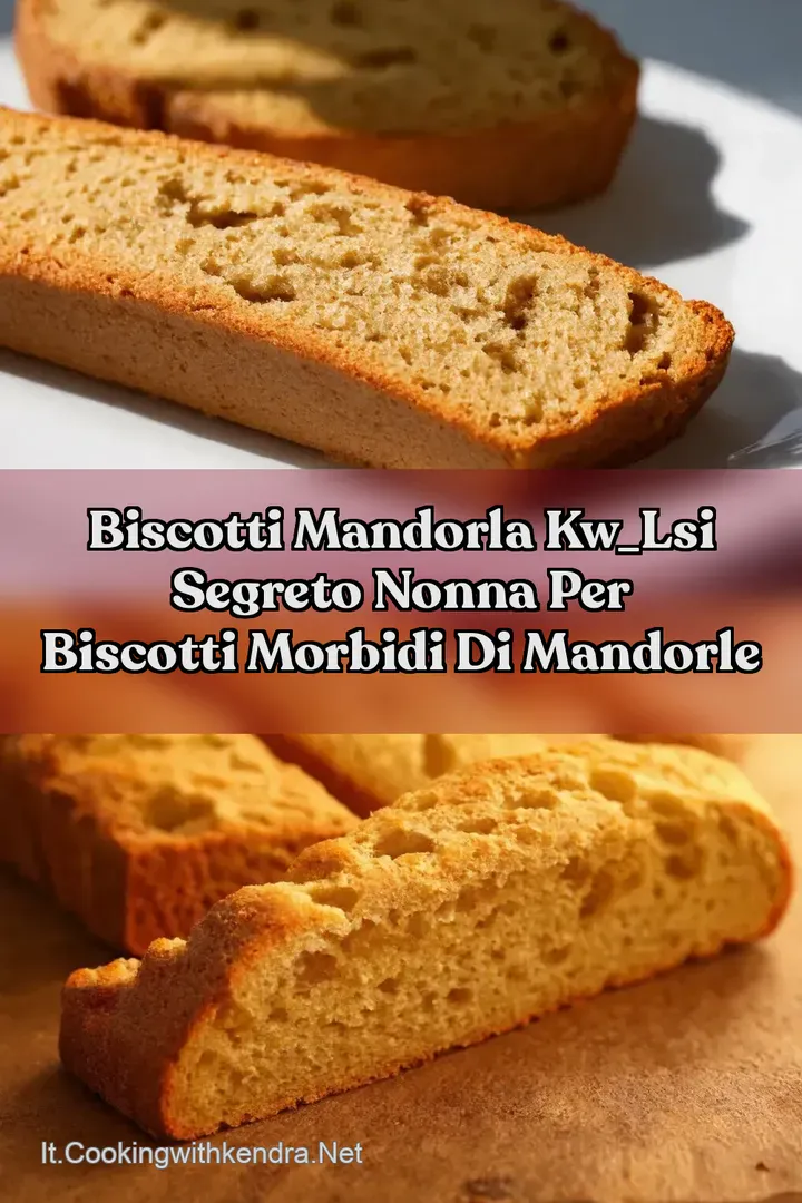 Biscotti Mandorla kw_lsi Segreto Nonna per Biscotti Morbidi di Mandorle
