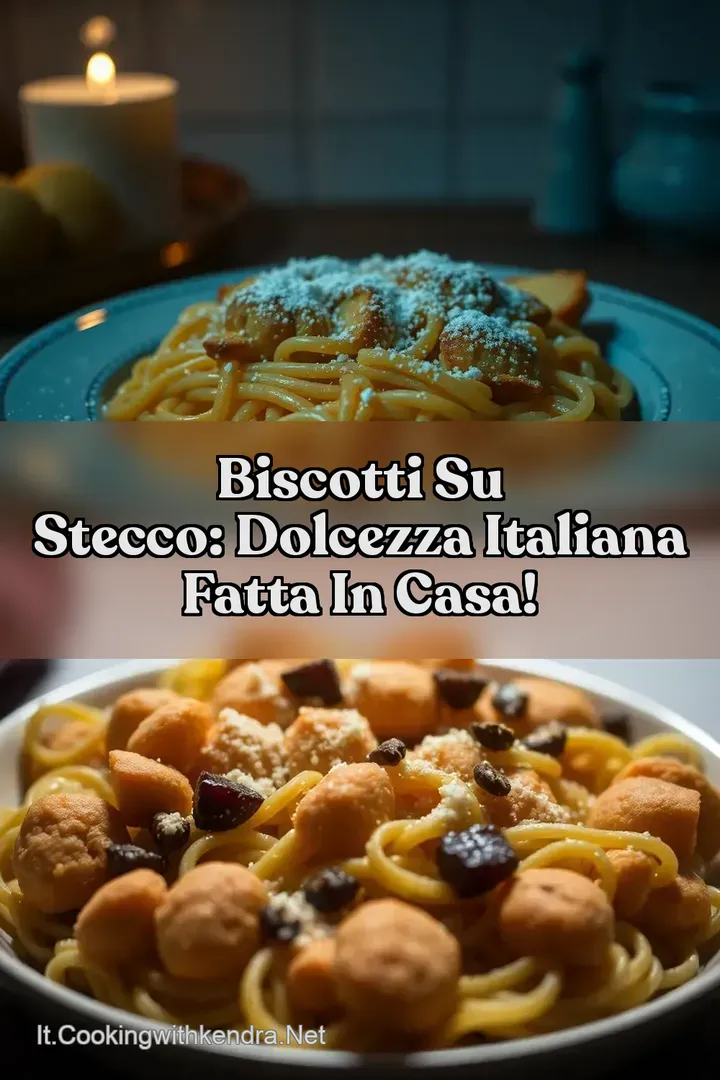 Biscotti Su Stecco: Dolcezza Italiana Fatta in Casa!