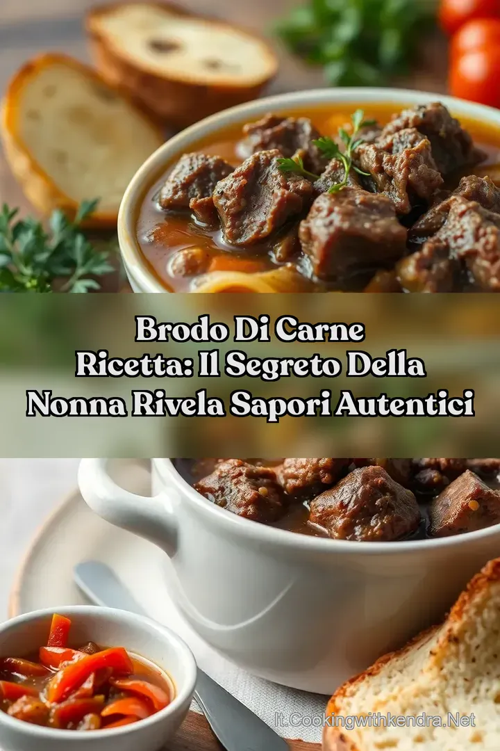 Brodo di Carne Ricetta: Il Segreto della Nonna Rivela Sapori Autentici