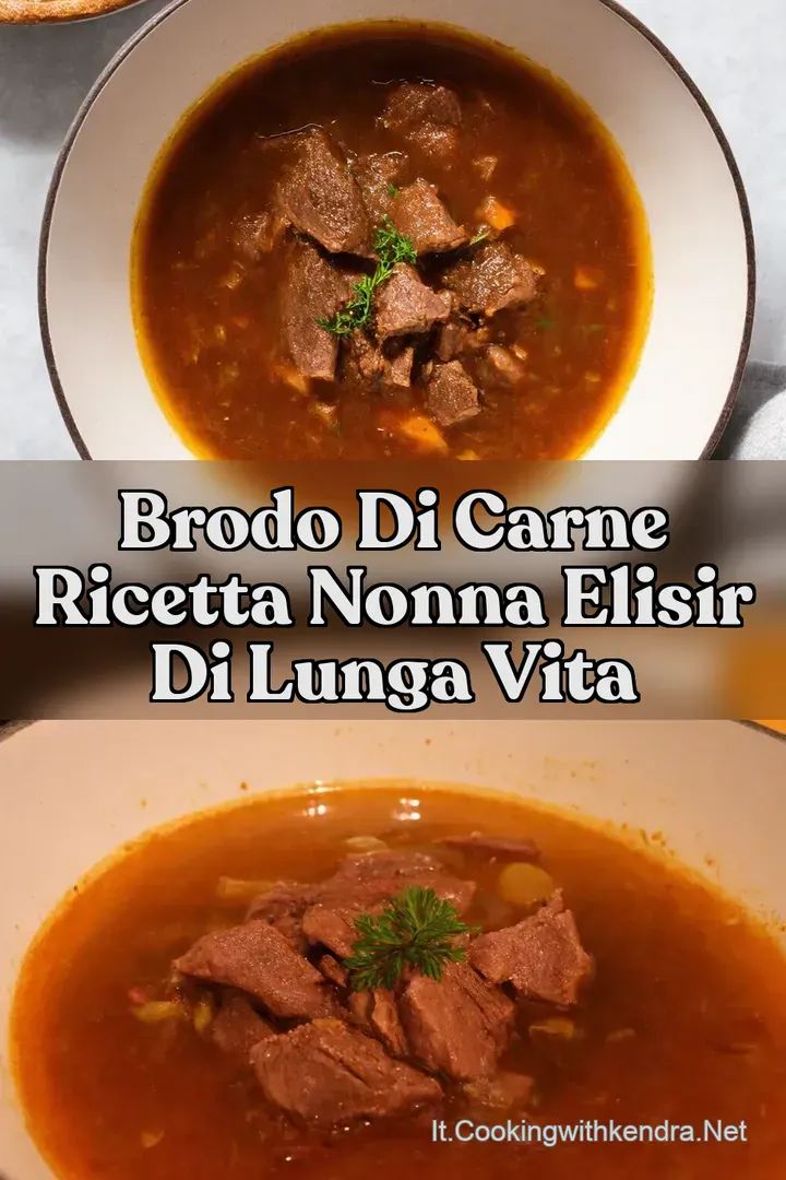Brodo di Carne Ricetta Nonna Elisir di Lunga Vita