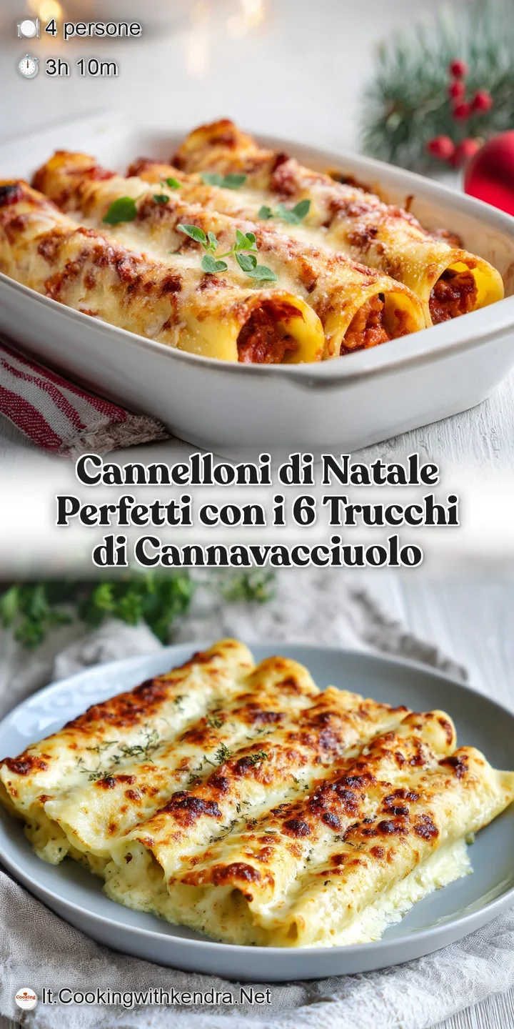Cannelloni di Natale Perfetti con i 6 Trucchi di Cannavacciuolo - appetizing dish ready to serve