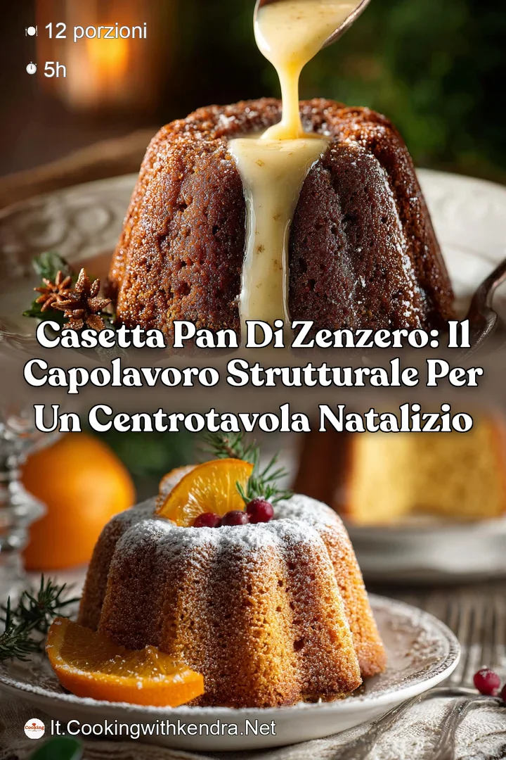 Casetta pan di zenzero: Il capolavoro strutturale per un centrotavola natalizio