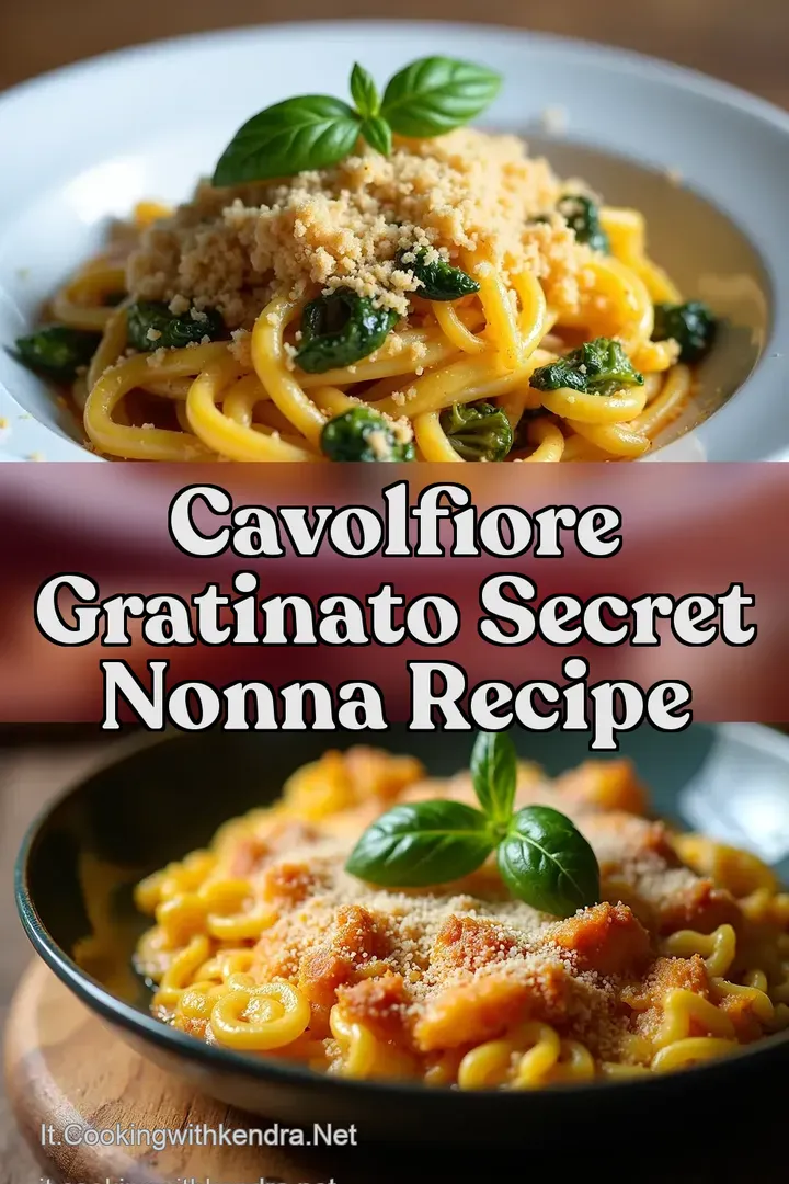 Cavolfiore Gratinato Secret Nonna Recipe