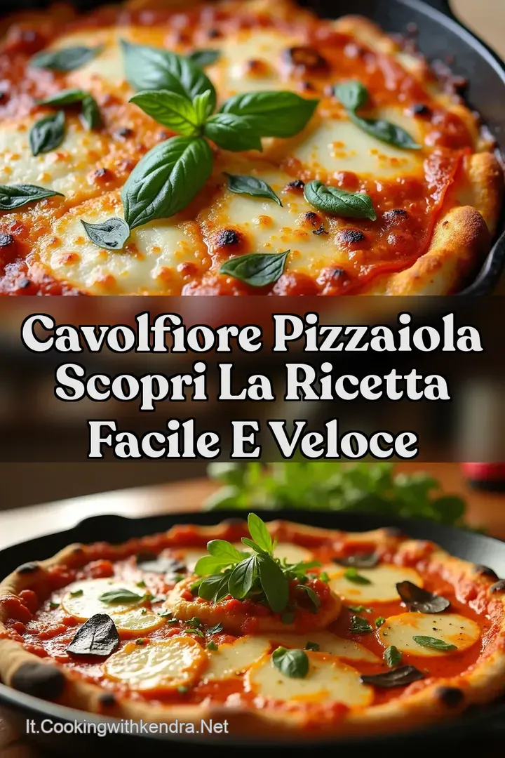 Cavolfiore Pizzaiola Scopri la Ricetta Facile e Veloce