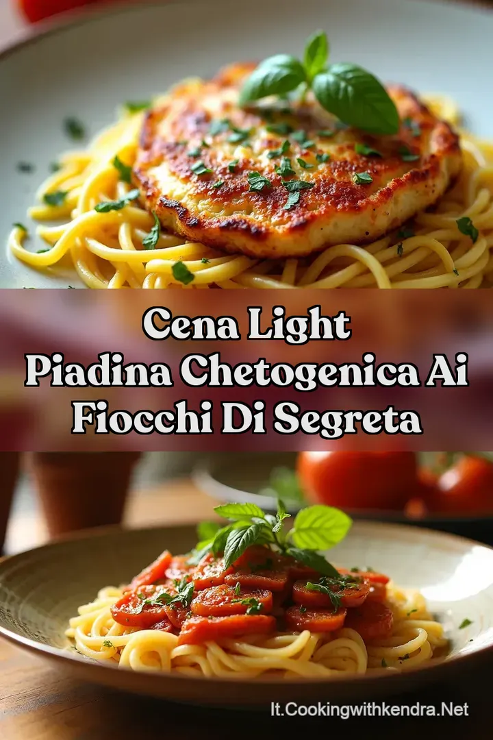 Cena Light PIADINA CHETOGENICA AI FIOCCHI DI Segreta