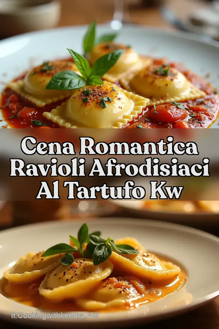 Cena Romantica Ravioli Afrodisiaci al Tartufo kw