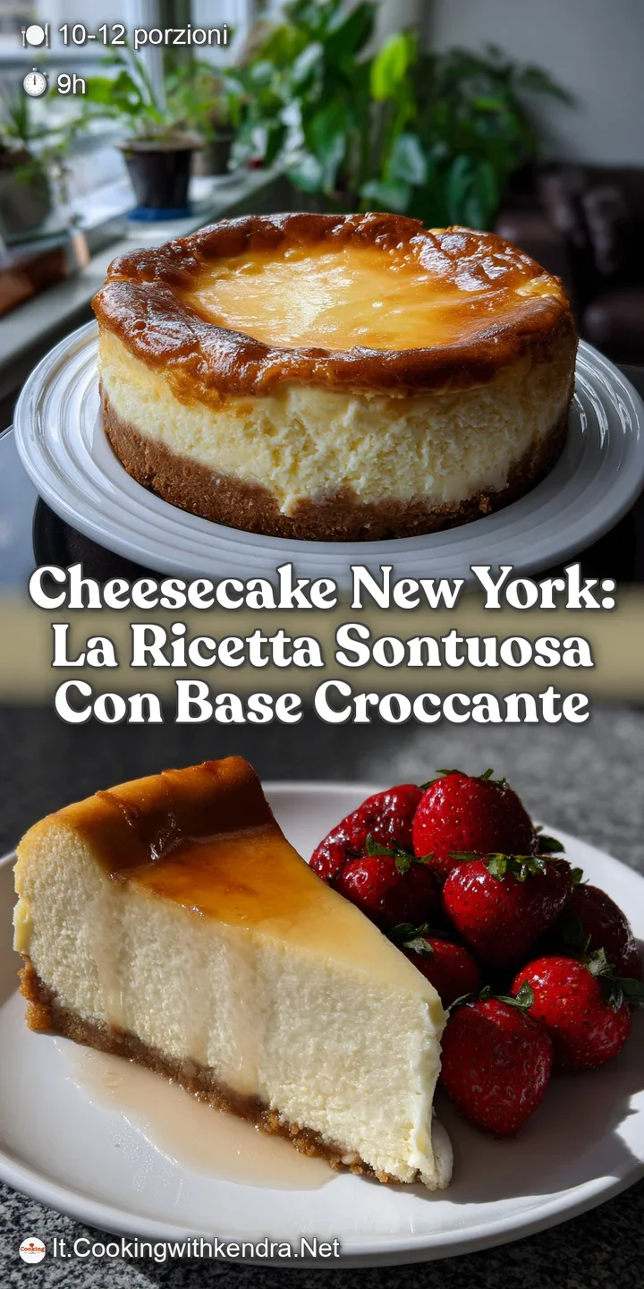 Cheesecake New York: La Ricetta Sontuosa con Base Croccante