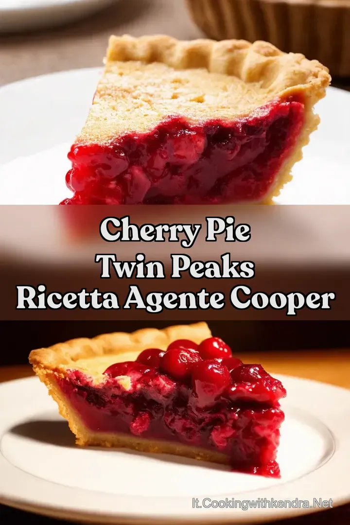Cherry Pie Twin Peaks Ricetta Agente Cooper