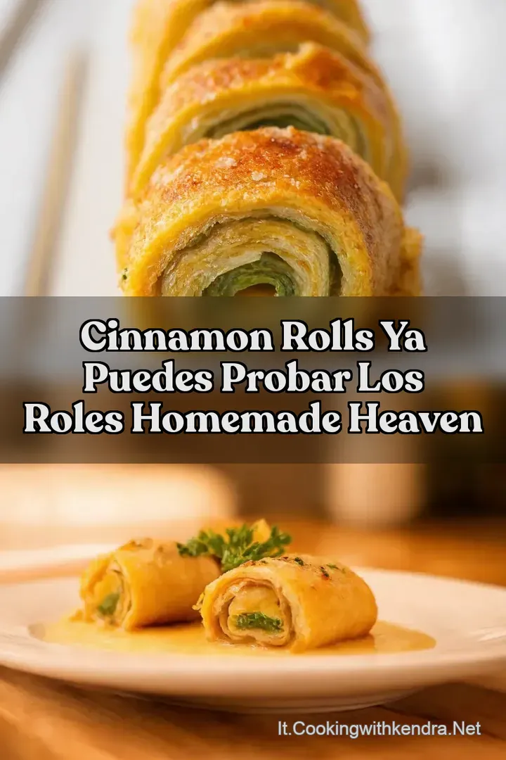 Cinnamon Rolls Ya puedes probar los ROLES Homemade Heaven