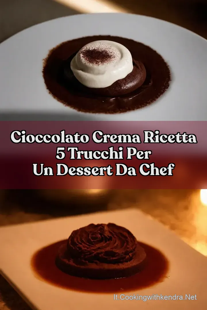 Cioccolato Crema Ricetta 5 Trucchi per un Dessert da Chef