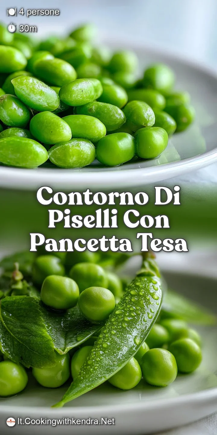 Close-up shows plump, tender peas shimmering with oil, speckled with fresh herbs. A burst of garden-fresh flavor in every ...