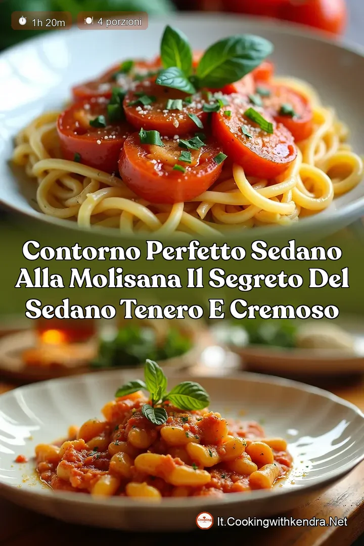 Contorno Perfetto Sedano alla Molisana Il Segreto del Sedano Tenero e Cremoso