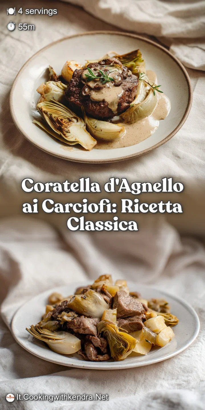 Close-up of tender lamb and artichoke stew. Meaty textures & vibrant green artichokes bathed in flavorful, inviting sauce....