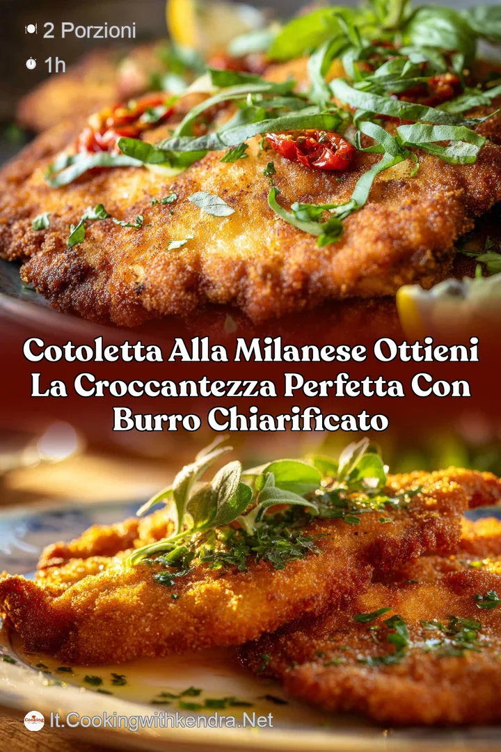 Cotoletta alla Milanese Ottieni la Croccantezza Perfetta con Burro Chiarificato