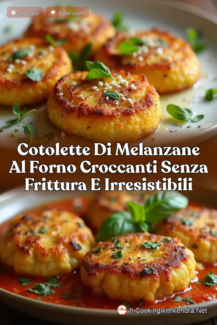 Cotolette di Melanzane al Forno Croccanti Senza Frittura e Irresistibili