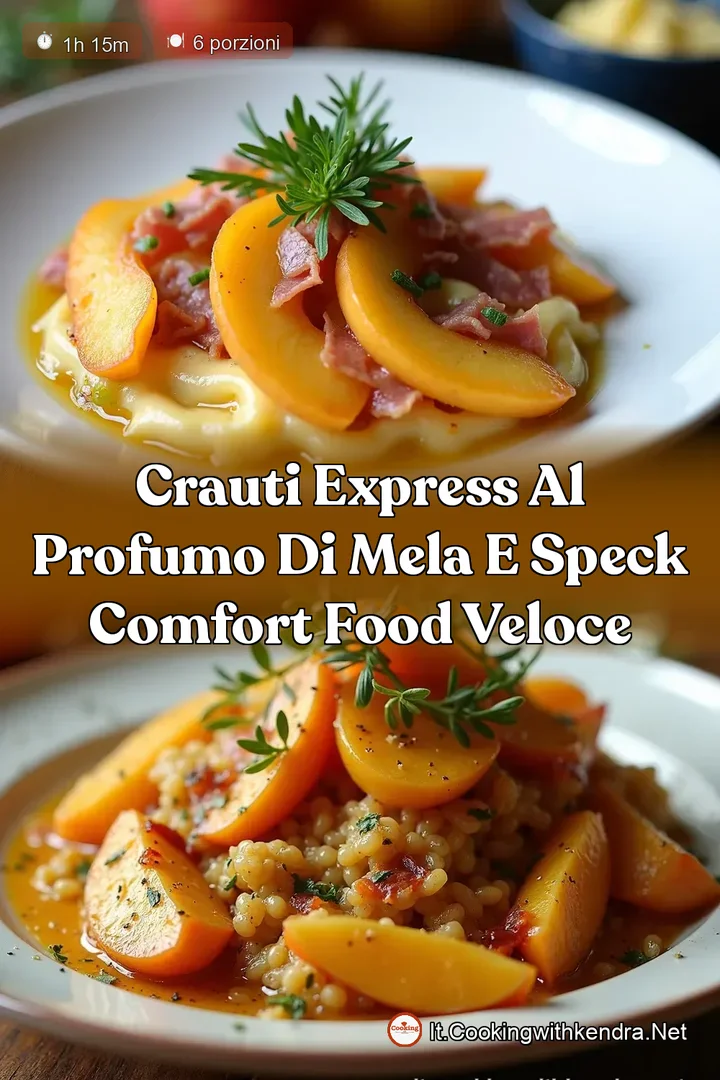 Crauti Express al Profumo di Mela e Speck Comfort Food Veloce