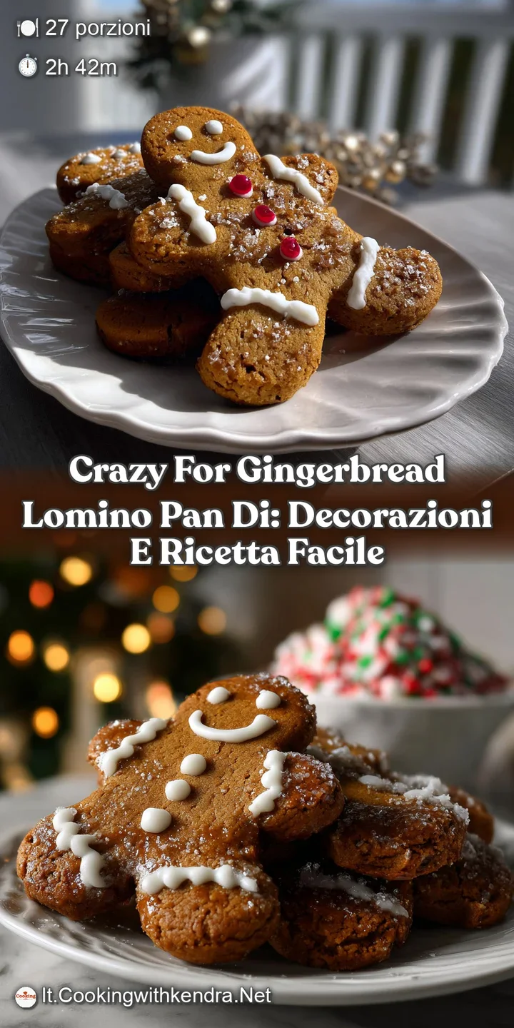 Crazy for Gingerbread Lomino Pan di: Decorazioni e Ricetta Facile
