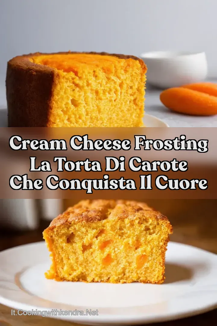 Cream Cheese Frosting La Torta di Carote che Conquista il Cuore