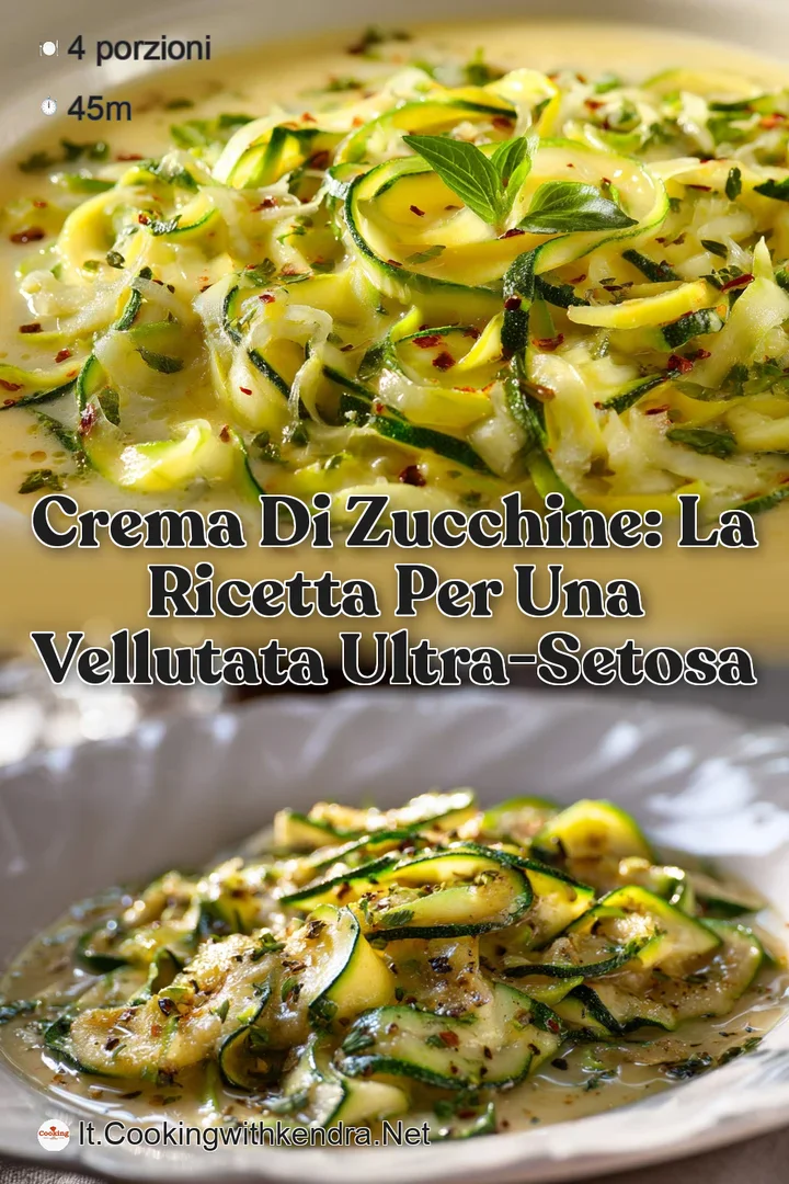 Crema di Zucchine: La Ricetta per una Vellutata Ultra-Setosa
