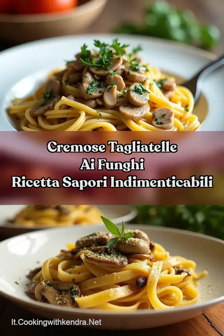 Cremose Tagliatelle ai Funghi Ricetta Sapori Indimenticabili