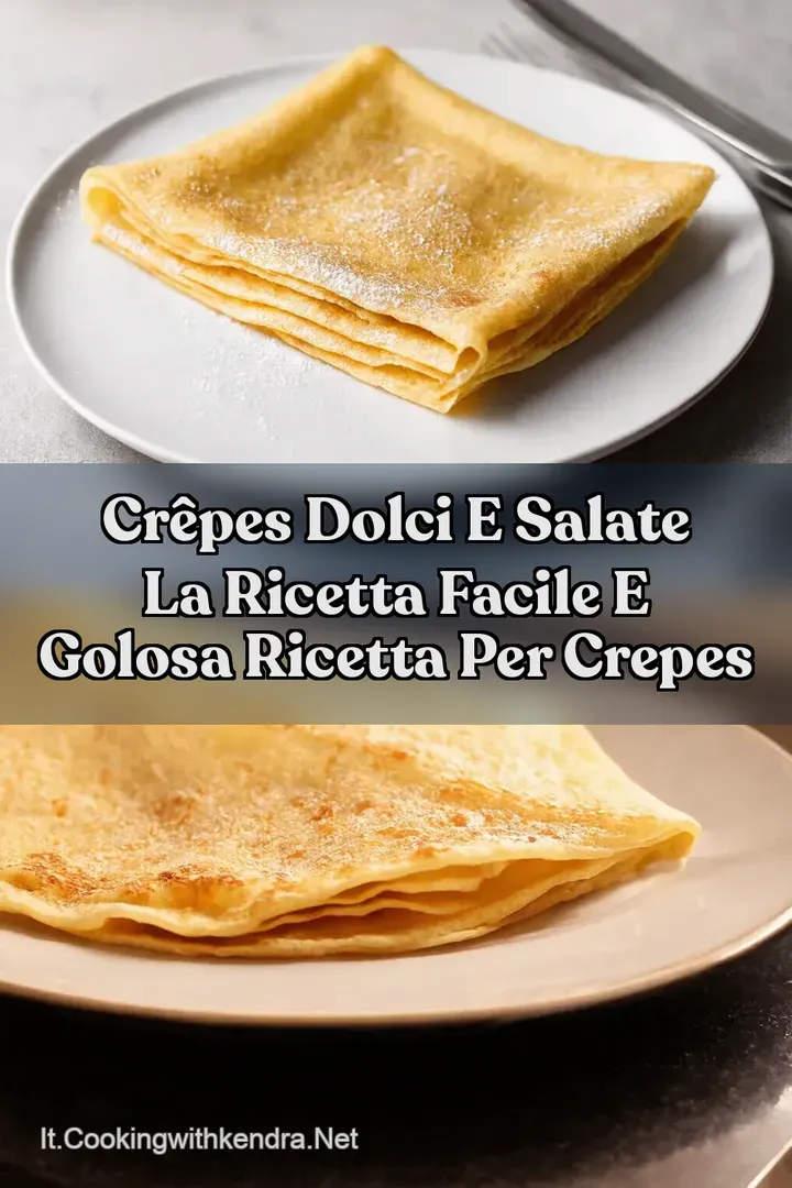 Cr&ecirc;pes Dolci e Salate La Ricetta Facile e Golosa ricetta per crepes