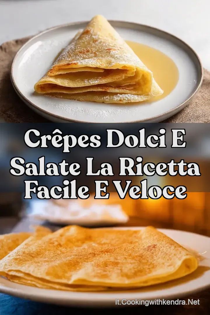 Cr&ecirc;pes Dolci e Salate La Ricetta Facile e Veloce