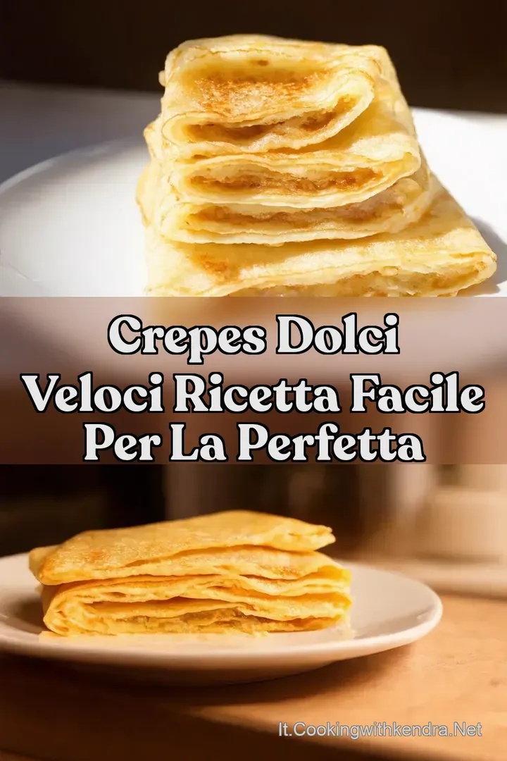 Crepes Dolci Veloci Ricetta Facile per la Perfetta